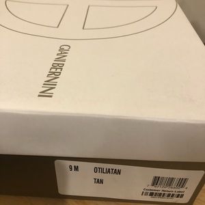 Gianni Bernini brand, brown leather lace up, wedge sandals. Size 9, never worn.